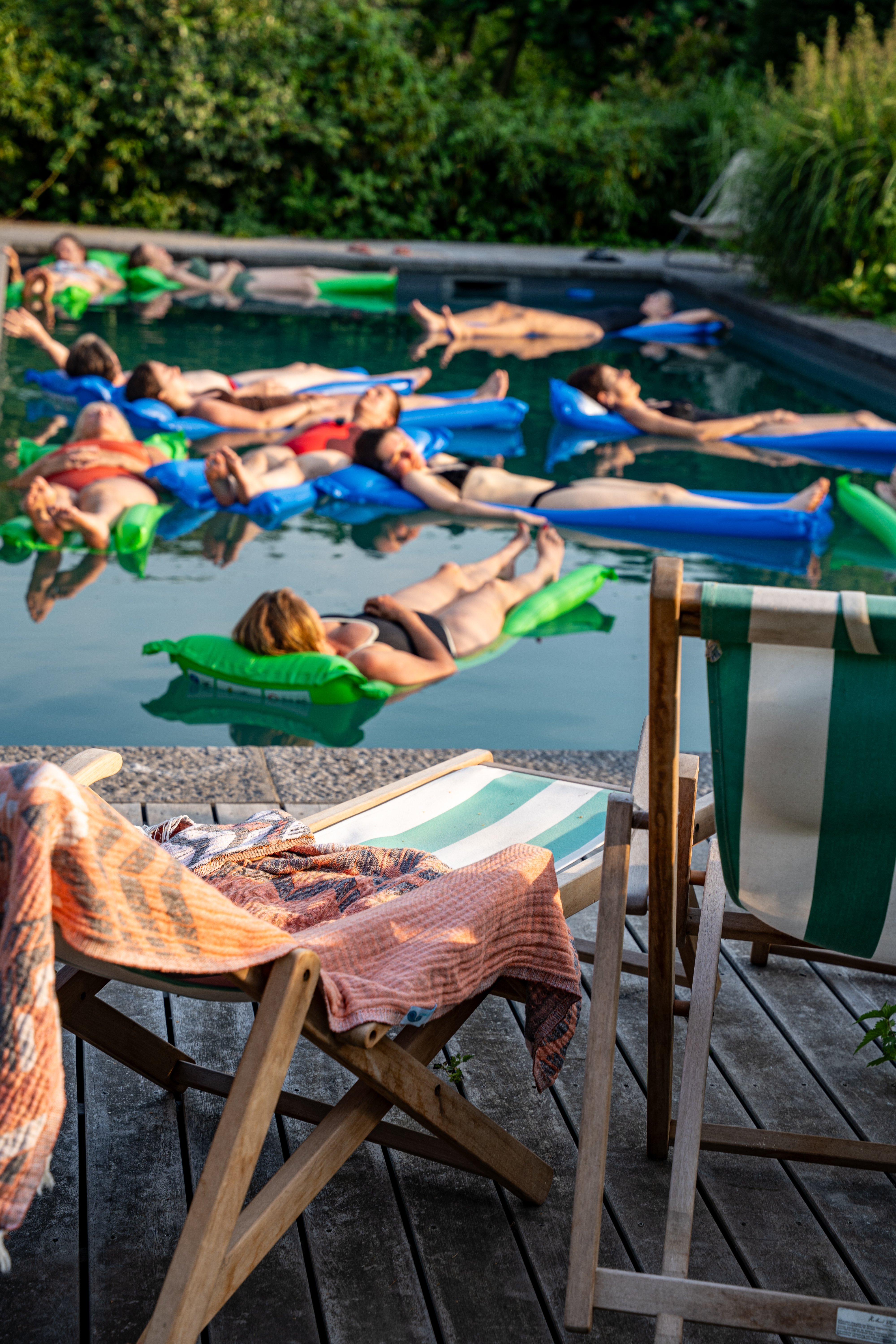 Retraite Femme — piscine