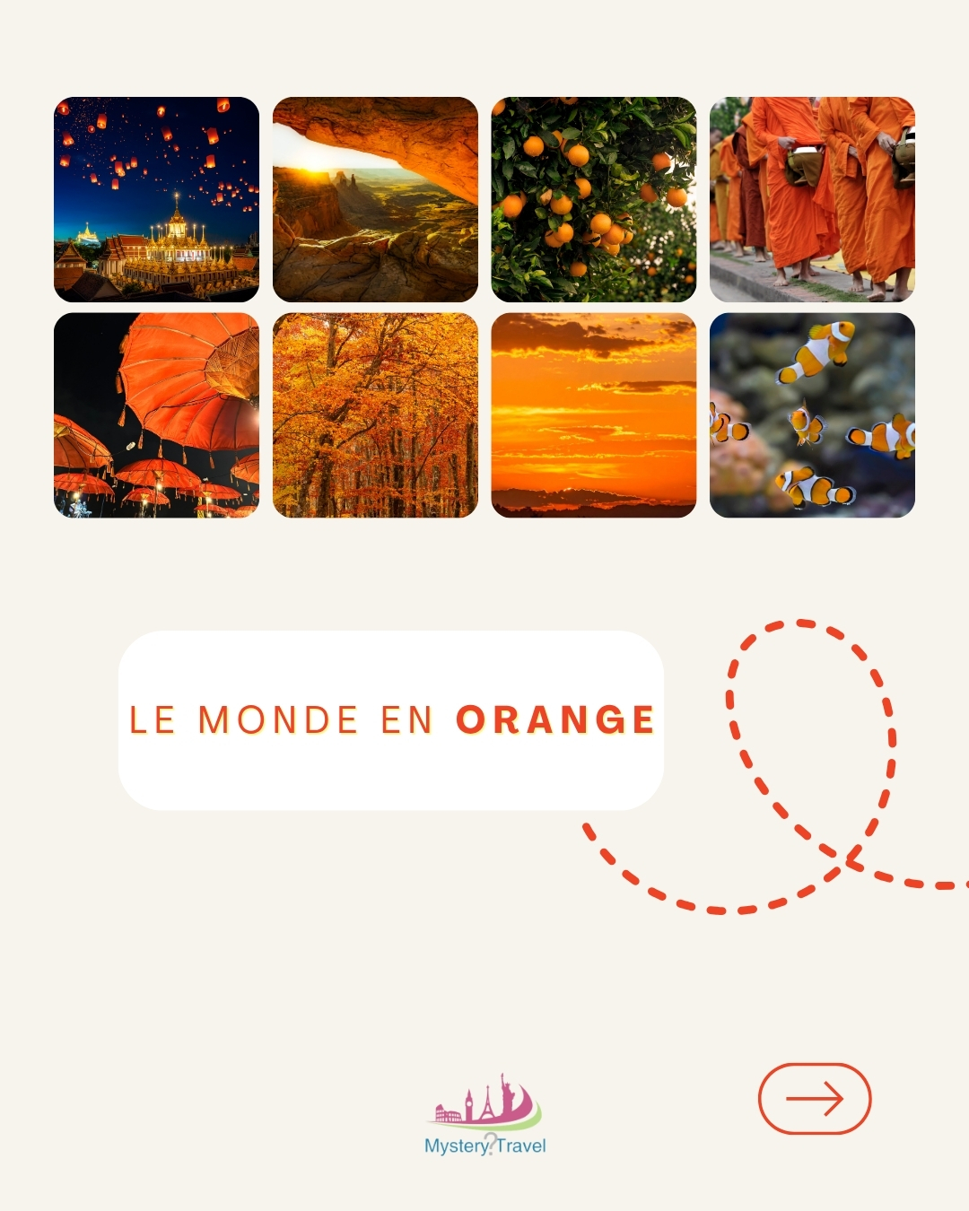 Mystery Travel — Le monde en orange