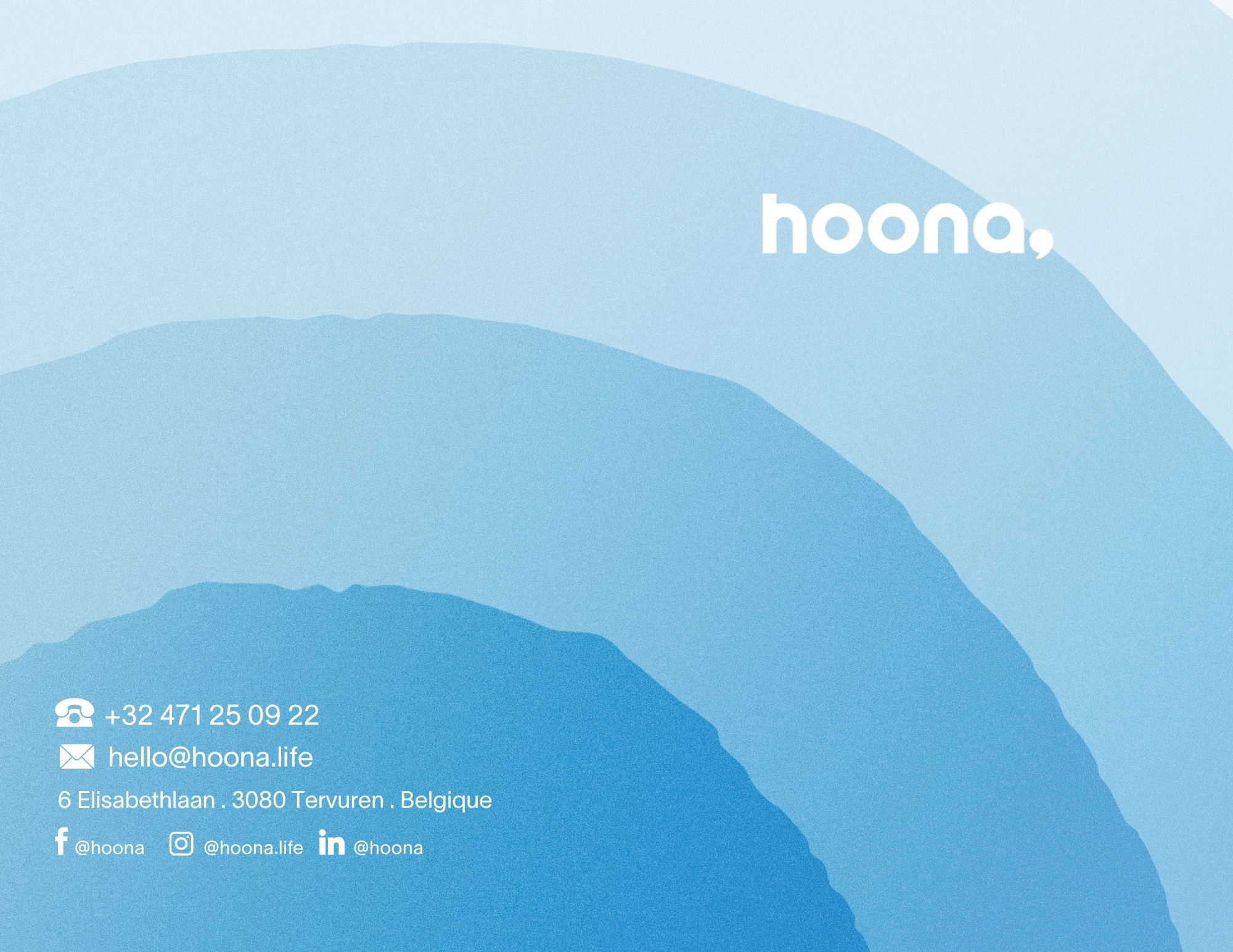 Hoona Brochure centre de vitalité