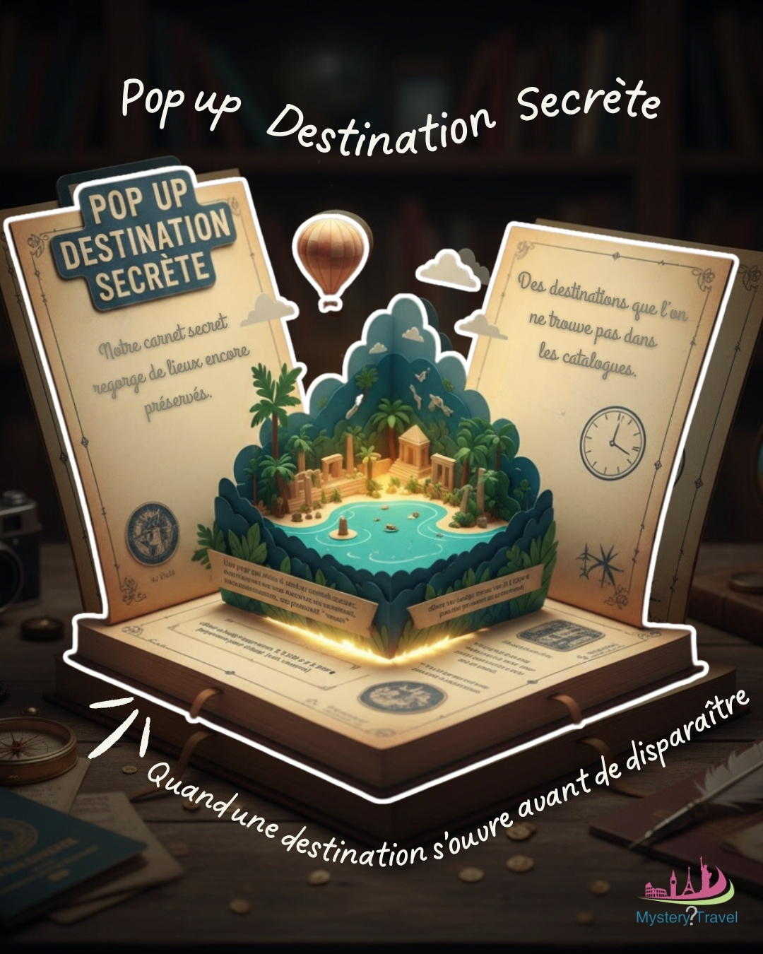 Mystery Travel — Pop Up Destination Secrète